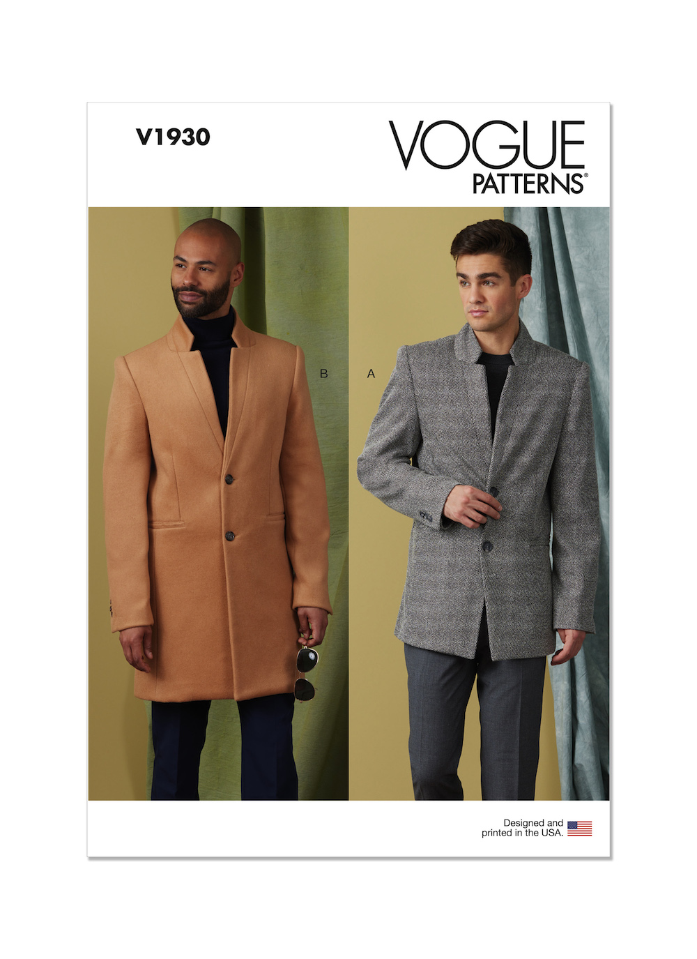 Vogue® Patterns Papierschnittmuster Herren Jacke & Mantel V1930