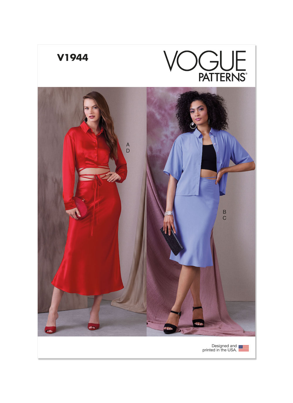 Vogue® Patterns Papierschnittmuster Frauen Bluse & Rock V1944