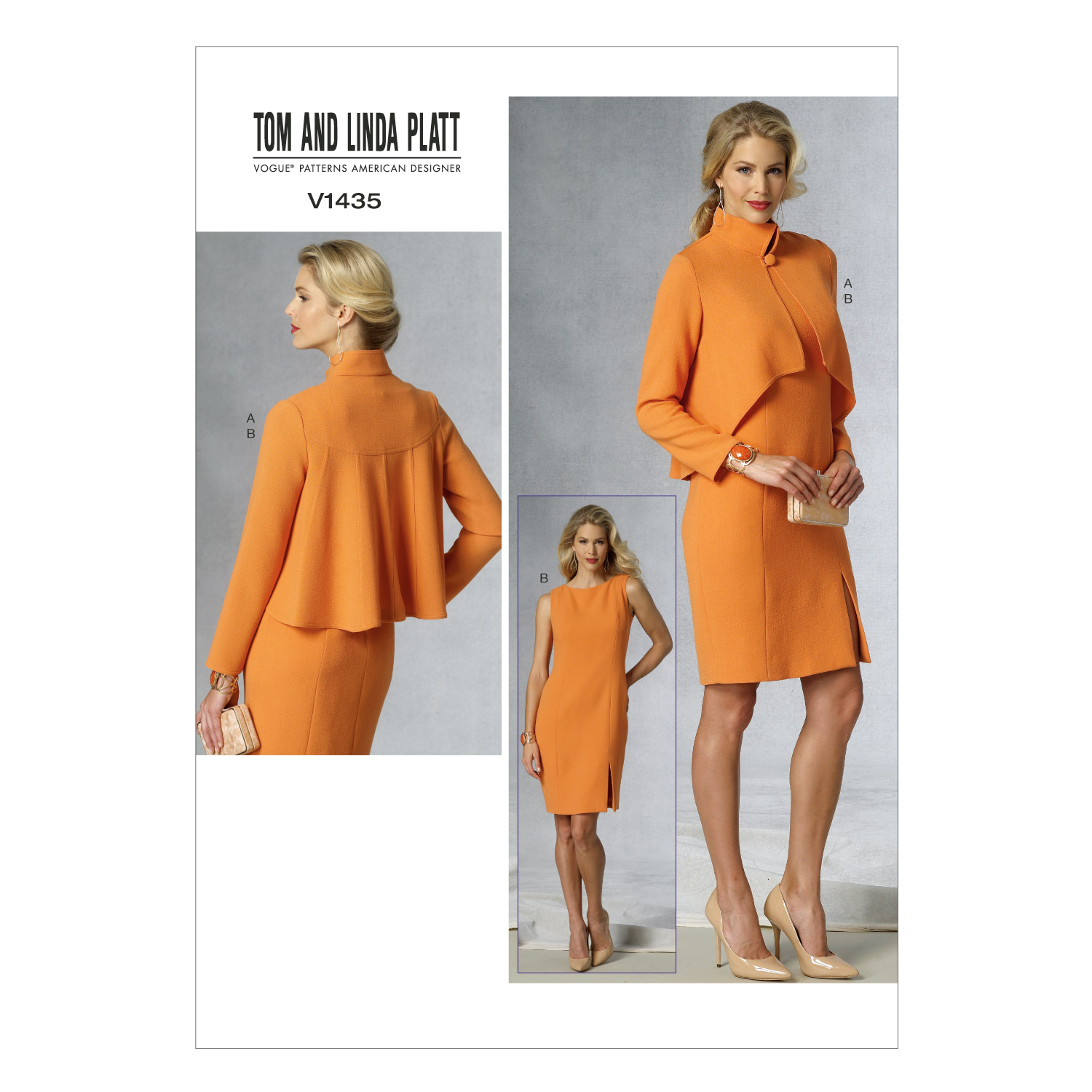 Vogue® Patterns Papierschnittmuster Kleid & Jacke V1435