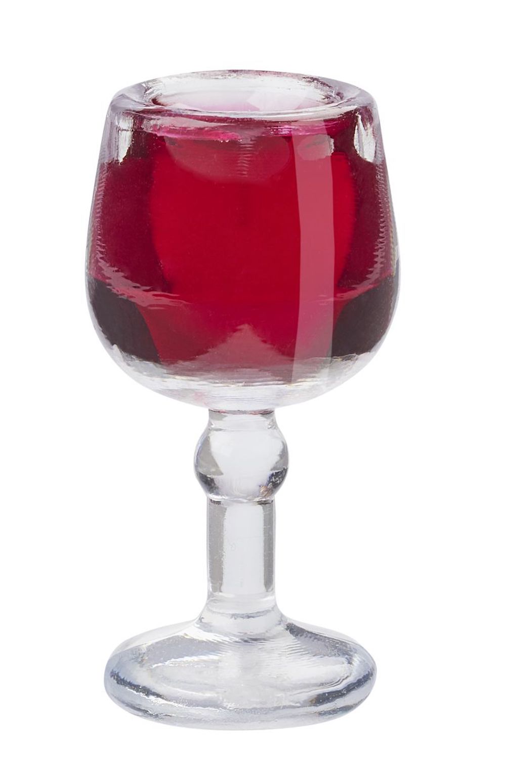 Miniatur Wichteltür Weinglas, 2cm, Btl. 4 Stck.
