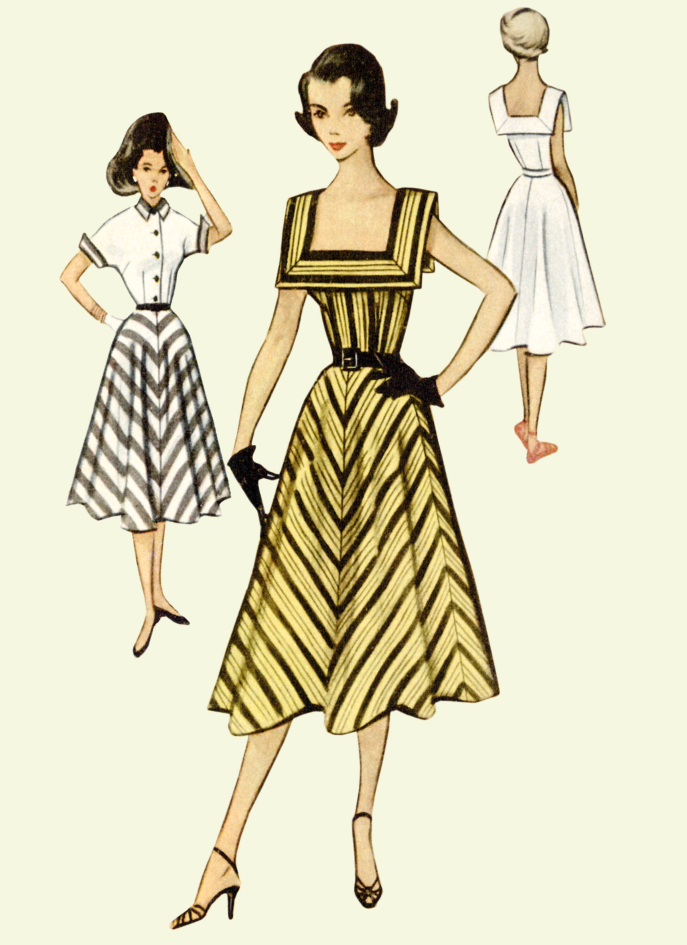 McCall's® Papierschnittmuster Vintage 50's Kleid Bluse M8357