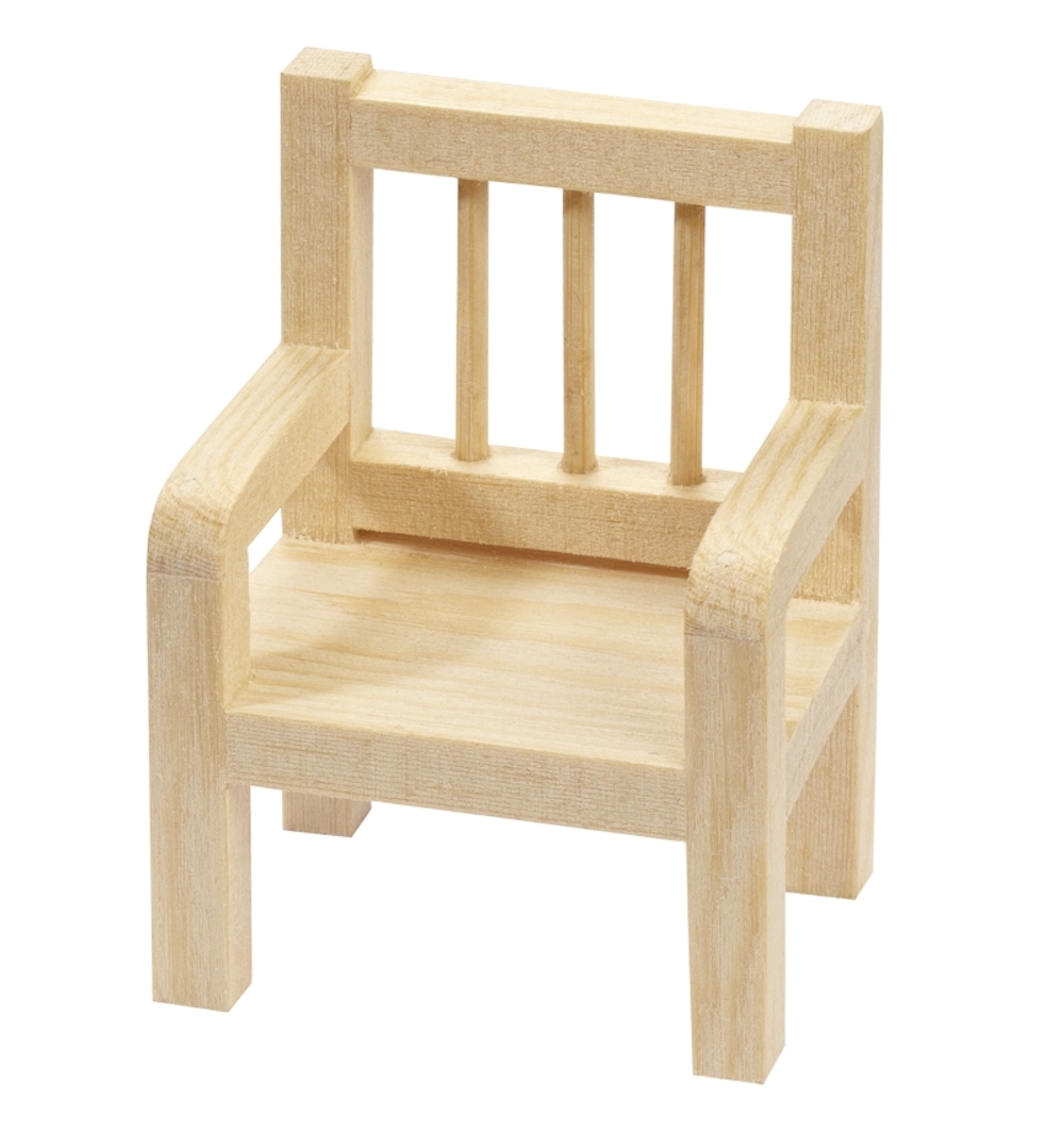 Miniatur Wichteltür Stuhl ca. 4,5 cm