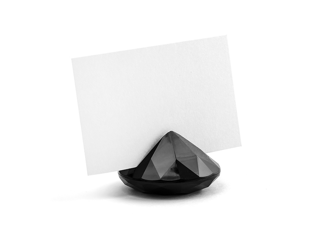 Tischkartenhalter als Diamanten, 40 mm, 10 Stück