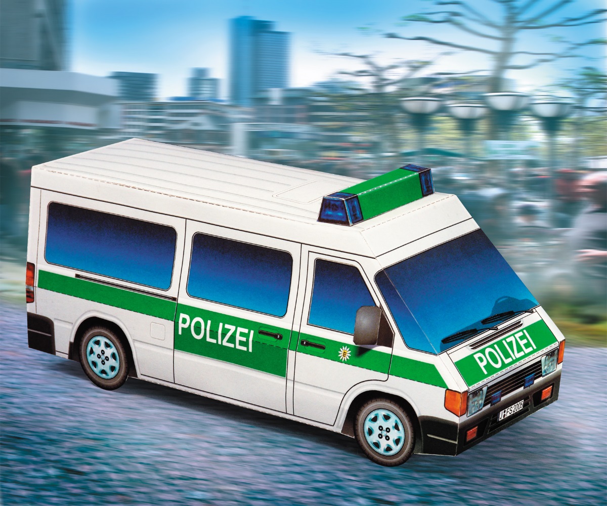 Schreiber-Bogen Kindermodellbau - Polizeiwagen