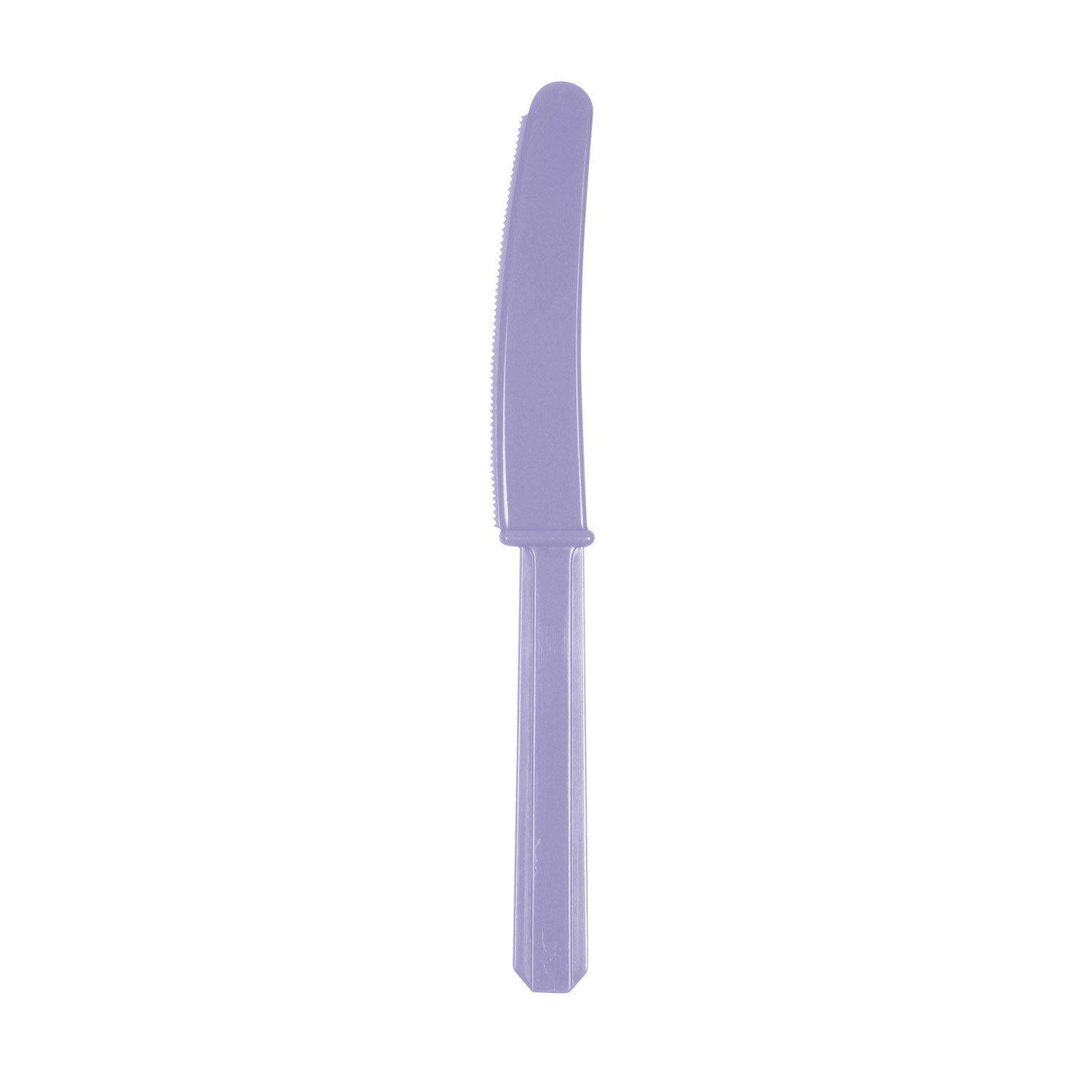 10 Messer lila Plastik 17,1 cm  