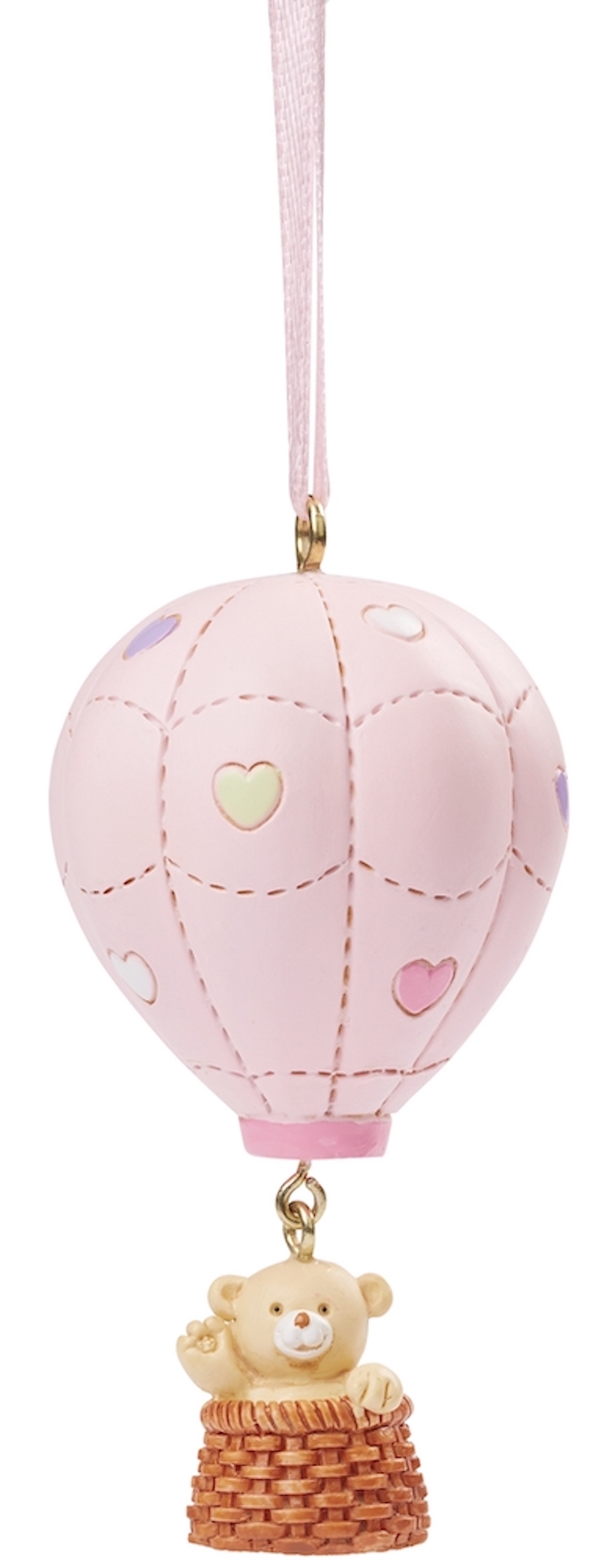 CREApop® Polyresinfigur Heißluftballon Teddybär, 6,5cm