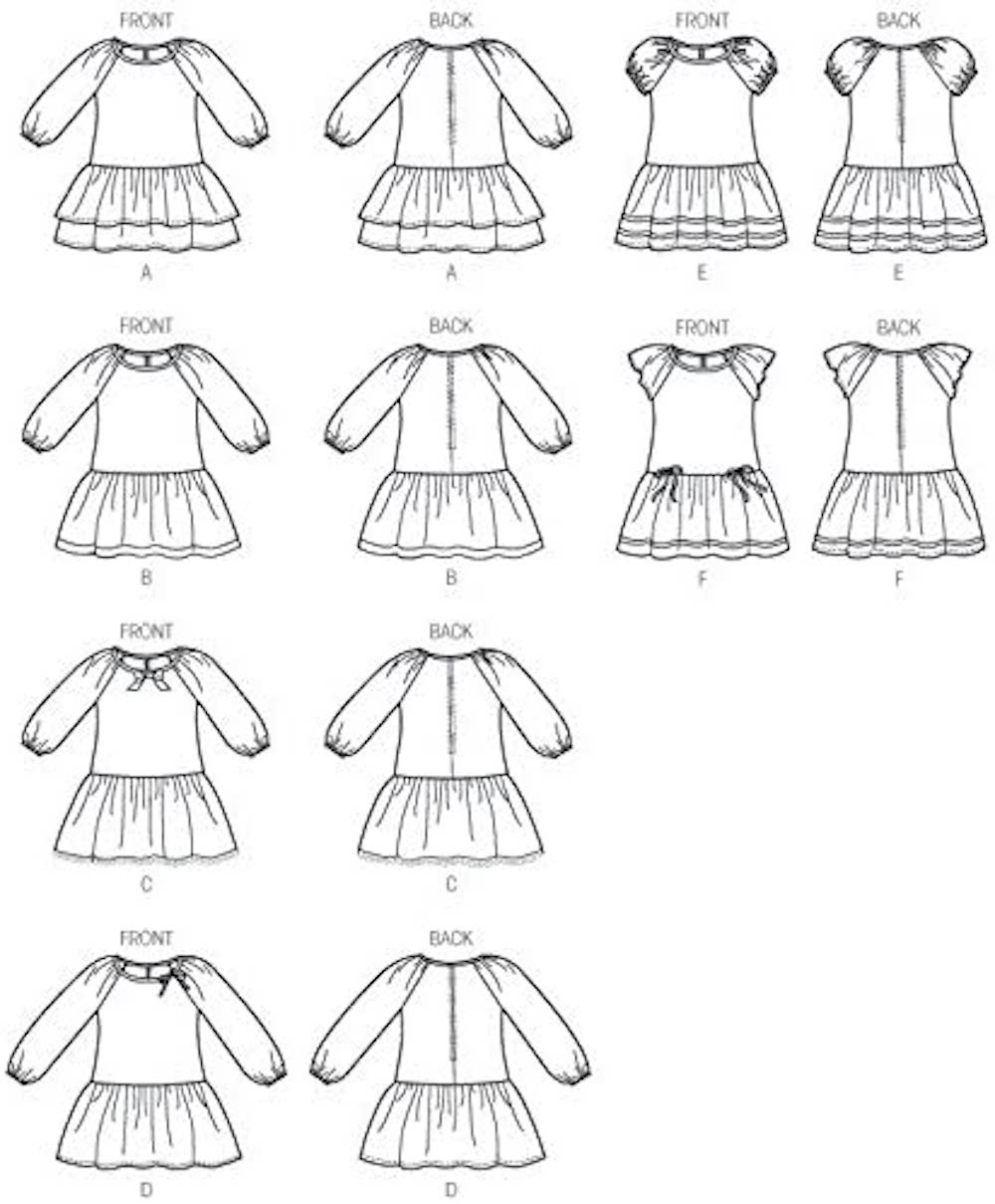 McCall's® Papierschnittmuster Kleid Mädchen M6982