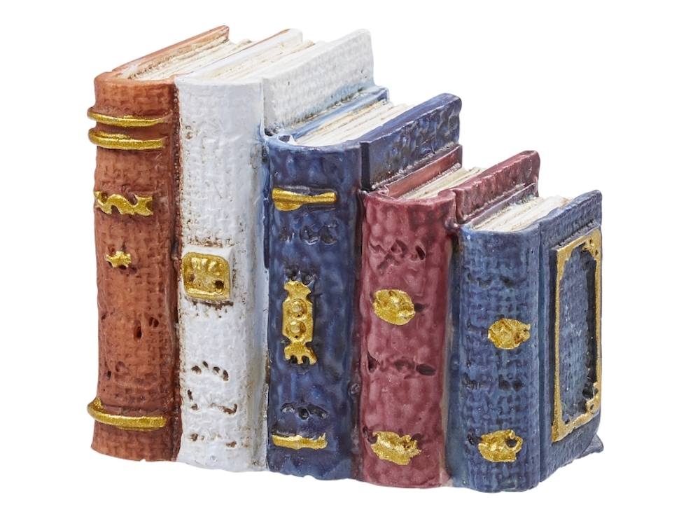 Miniatur Wichteltür Bücher  2,5 x 2,8 cm