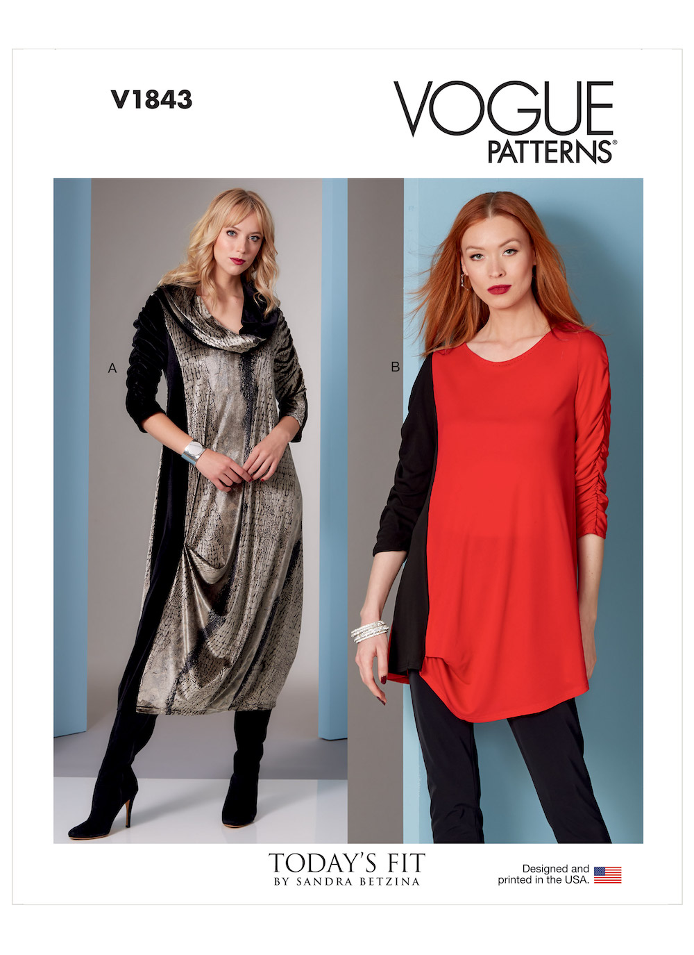 Vogue® Patterns Papierschnittmuster Damen - Kleid - V1843