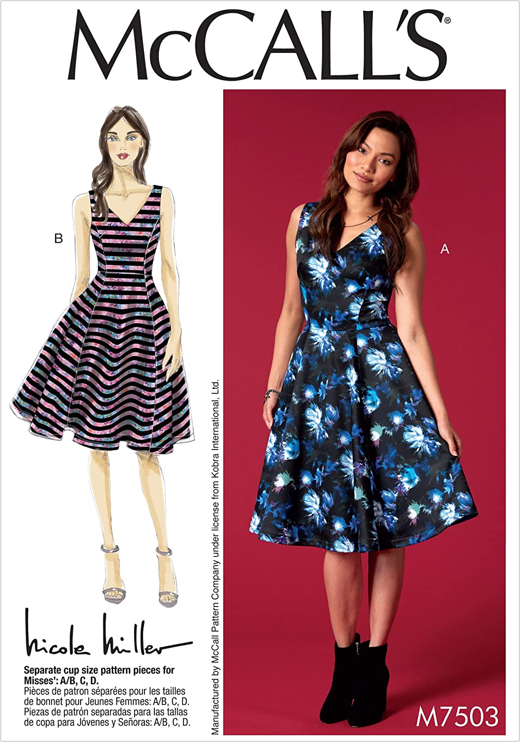 McCall's® Papierschnittmuster Kleid Damen M7503