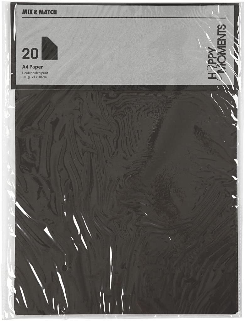 Duo Papier Strukturpapier, A4 21x30 cm, 100g, 20Blatt 