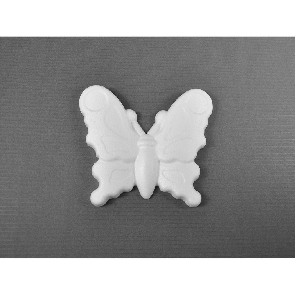 Styroporschmetterling Schmetterling, 11x 12,5 cm, 1 Stück