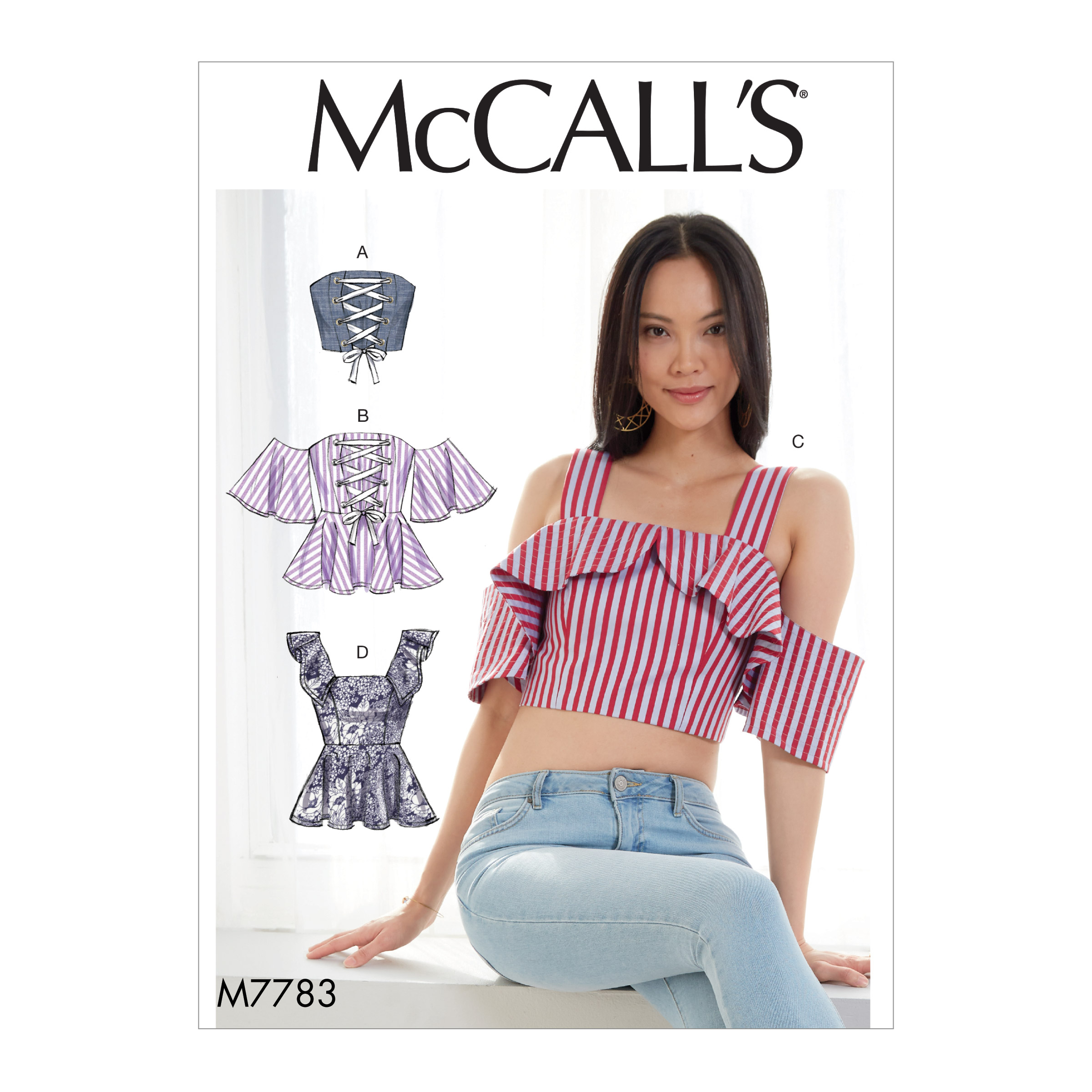 McCall's® Papierschnittmuster Blus Damen M7783