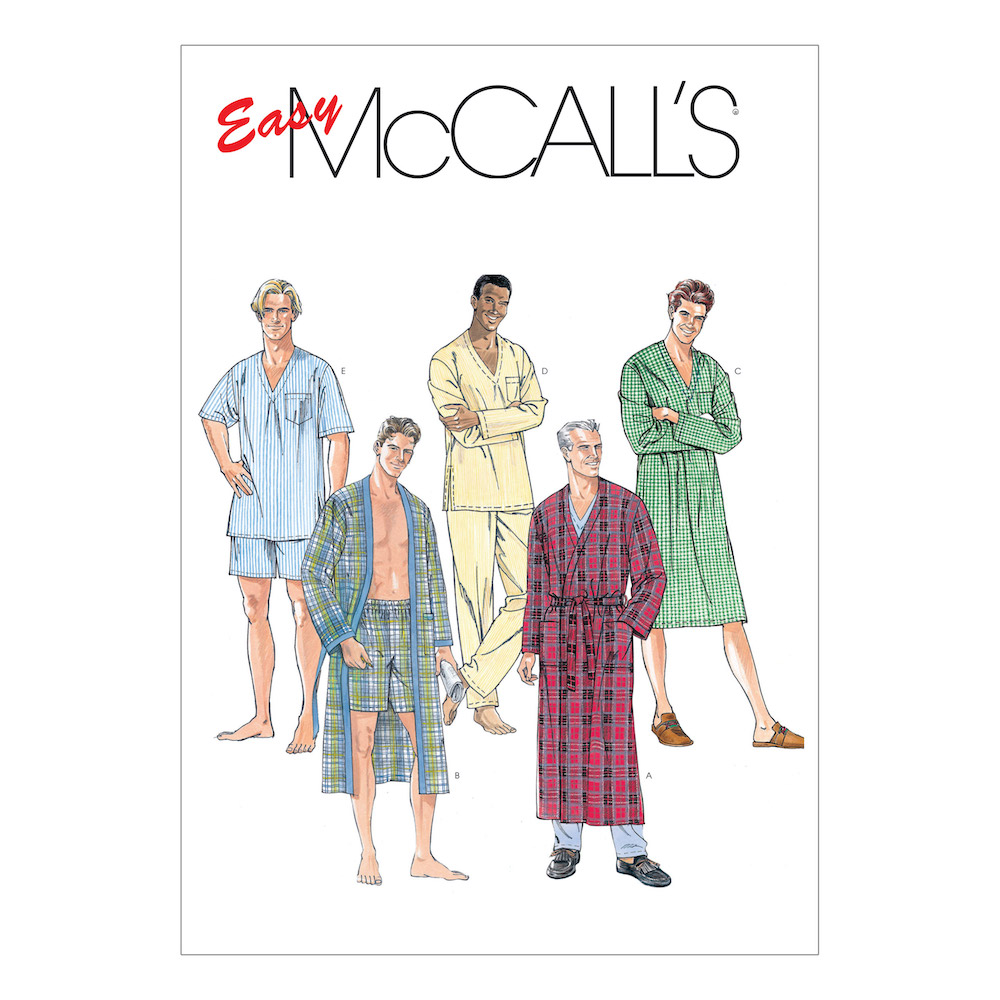 McCall's® Easy Papierschnittmuster Herren Schlafbekleidung M6231 Xlg-Xxxl