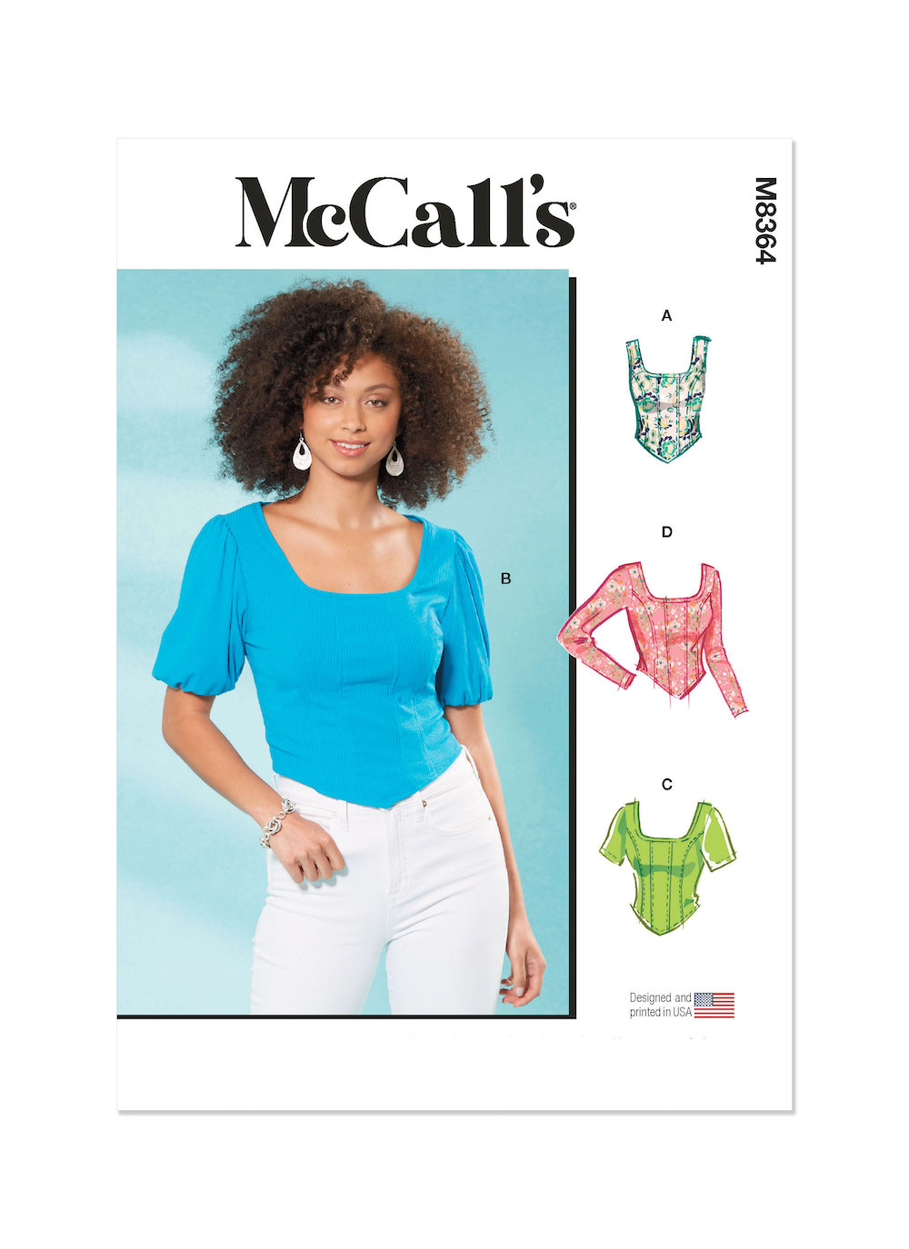 McCall's® Papierschnittmuster Top Korsett Damen M8364