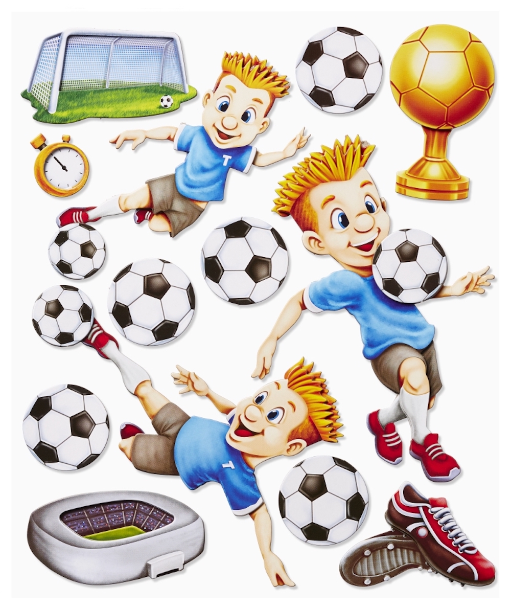 3D Sticker XXL Fußball II