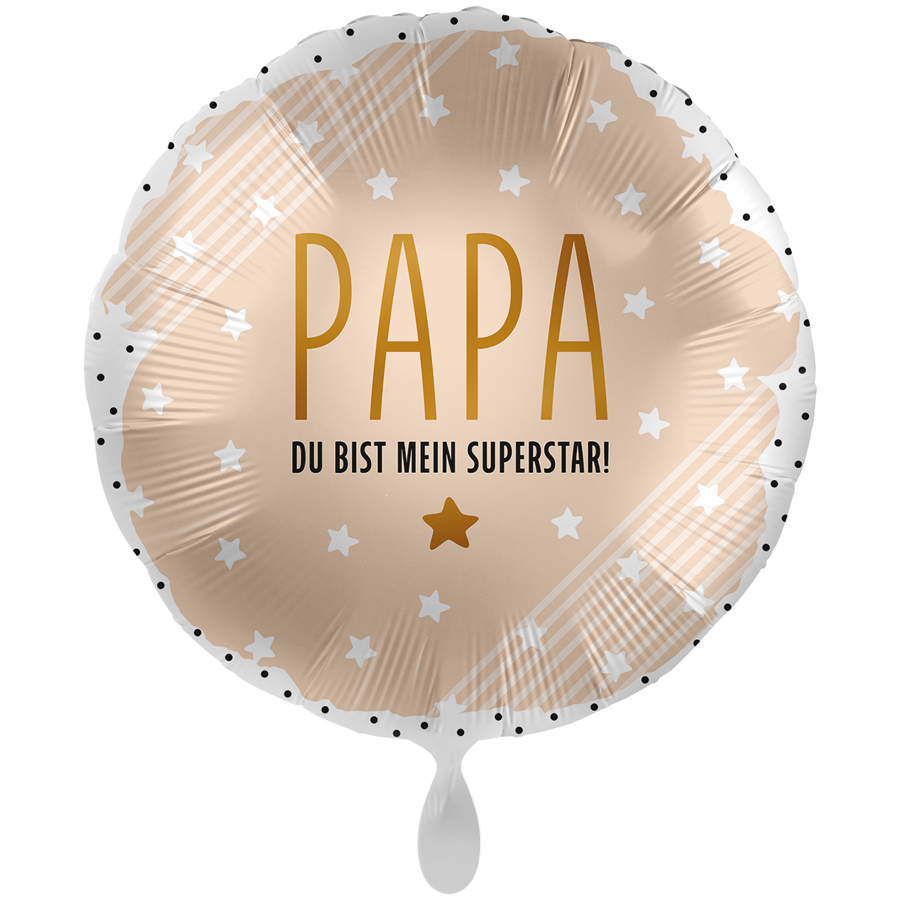 Folienballon - Papa Du bist mein Superstar!