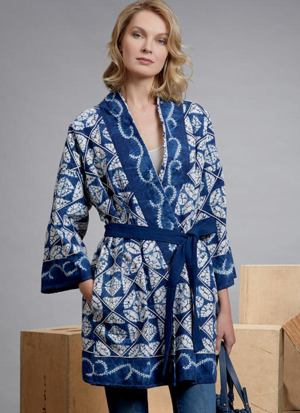 Vogue® Patterns Papierschnittmuster Kimono V1610, Größe OSZ (Sandra Betzina)