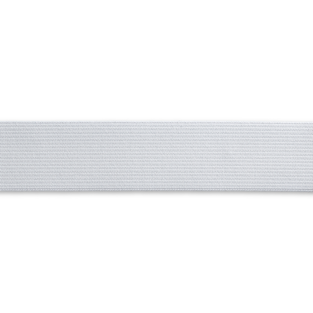 Elastic-Band weich / gewirkt 30 mm, weiß, 1m