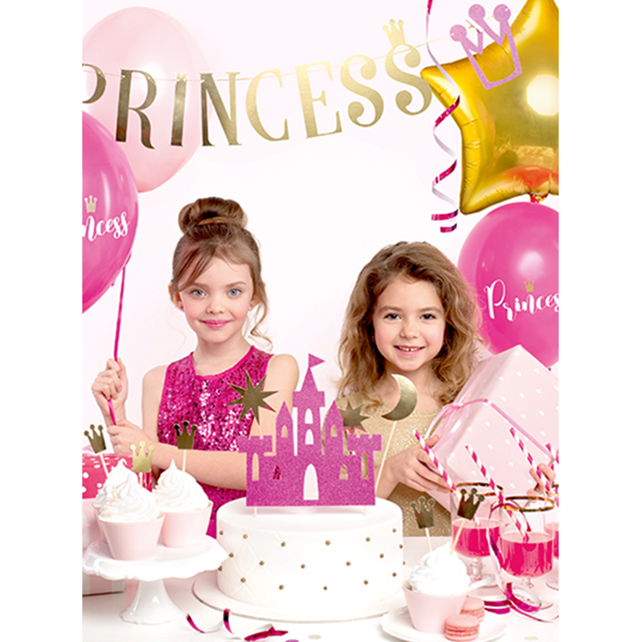 4 Cake Topper - Princess Castle, 21cm