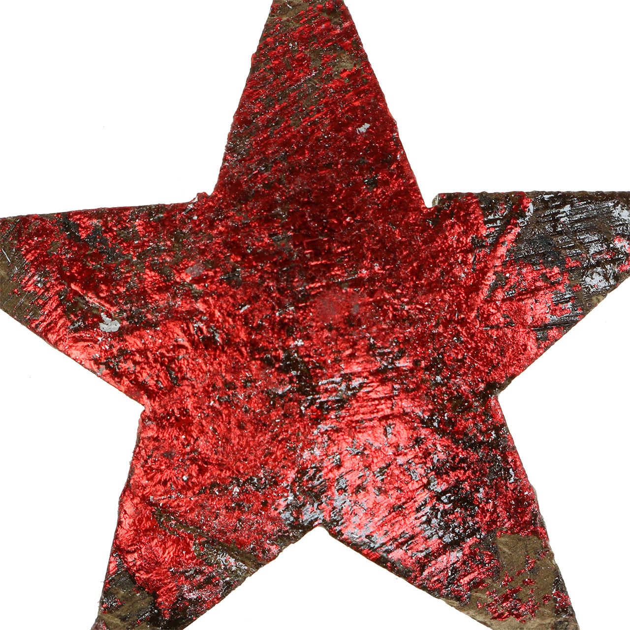 Kokos Stern Rot Weihnachtsdekoration Dekosterne