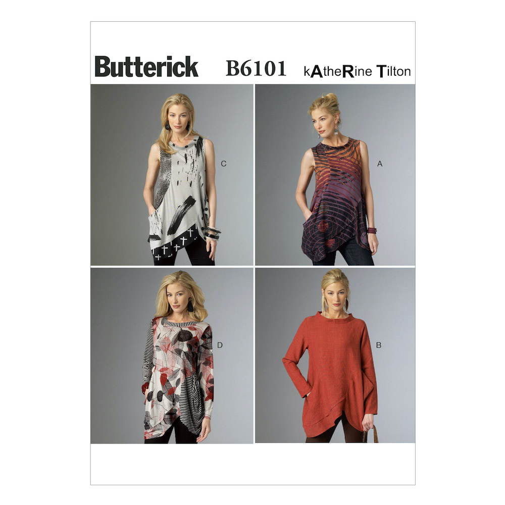 Butterick® Papierschnittmuster Tunika's kAtheRine Tilton Damen B6101