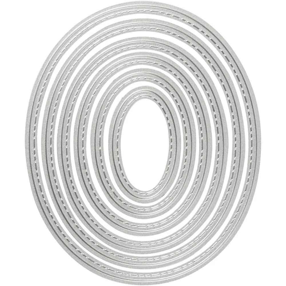 Stanz- und Prägeformen, Oval, Größe 5x3-12x10 cm, 1 Stk