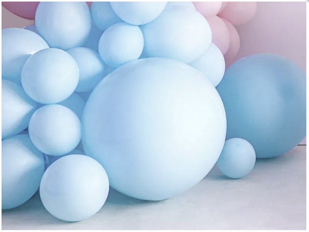 Runder Ballon 100 cm, Pastel  