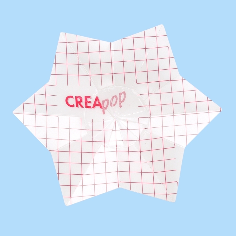 CREApop®Windlicht Stern, ca. 18cm, selbstklebend, 2 Stück