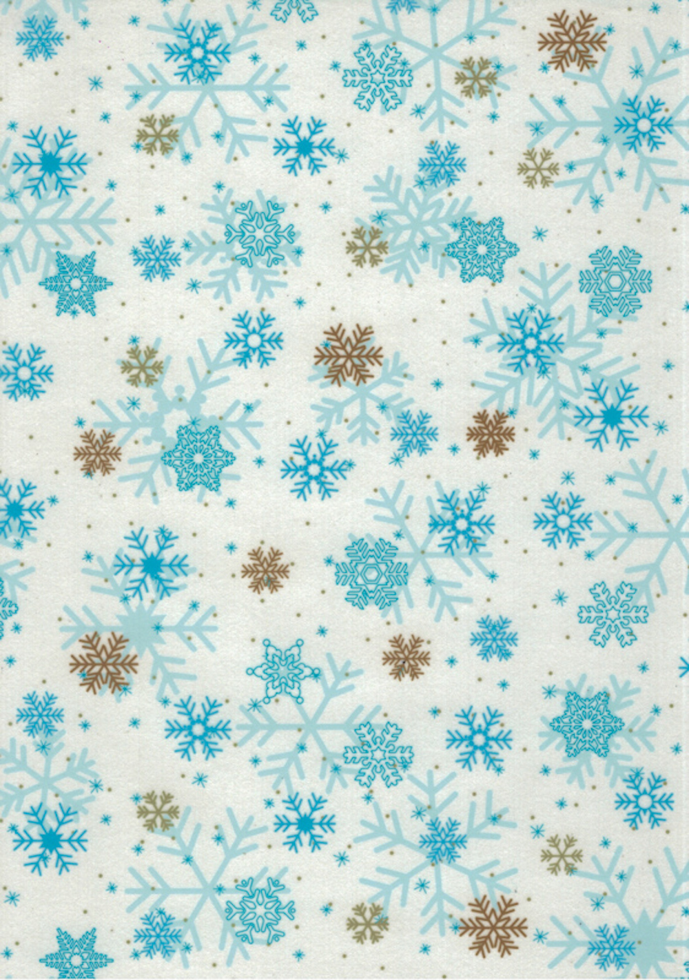 Transparentpapier "Classic Christmas", Motiv 3, blau/braun, DIN A4, 1 Blatt