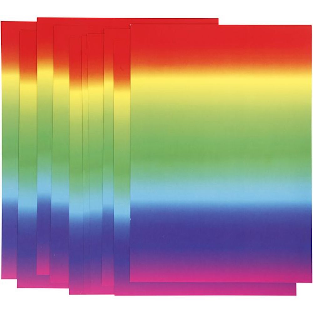 Regenbogen-Papier, A4, 210x297 mm, 1 Blatt