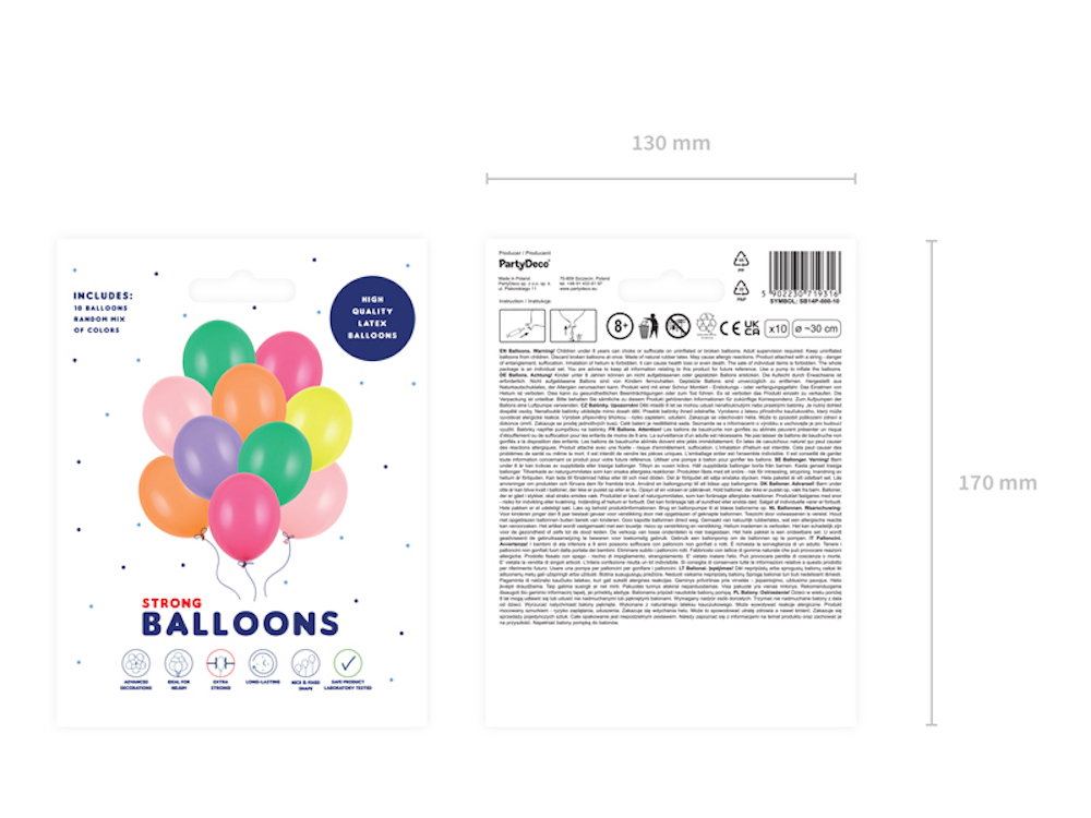 Ballons Strong 12cm (1 VPE / 100 Stk.) 