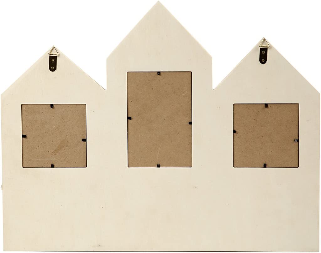Garderobe Häuser mit Bilderrahmen, 50x40x6cm, 1 Stück