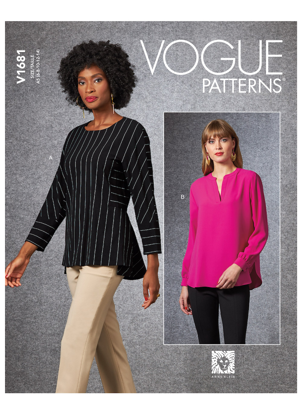 Vogue® Patterns Papierschnittmuster Damen Bluse V1681