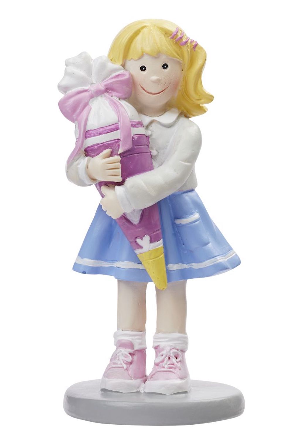 Figur, Mädchen mit Schultüte II, 8,5cm 