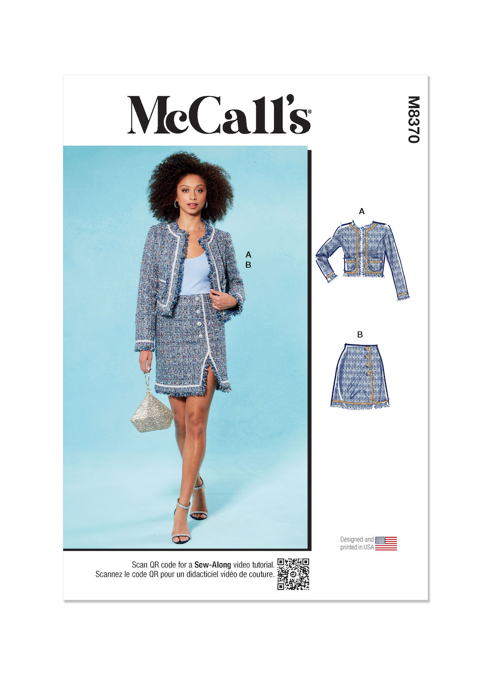 McCall's® Papierschnittmuster Jacke Rock Kostüm Damen M8370