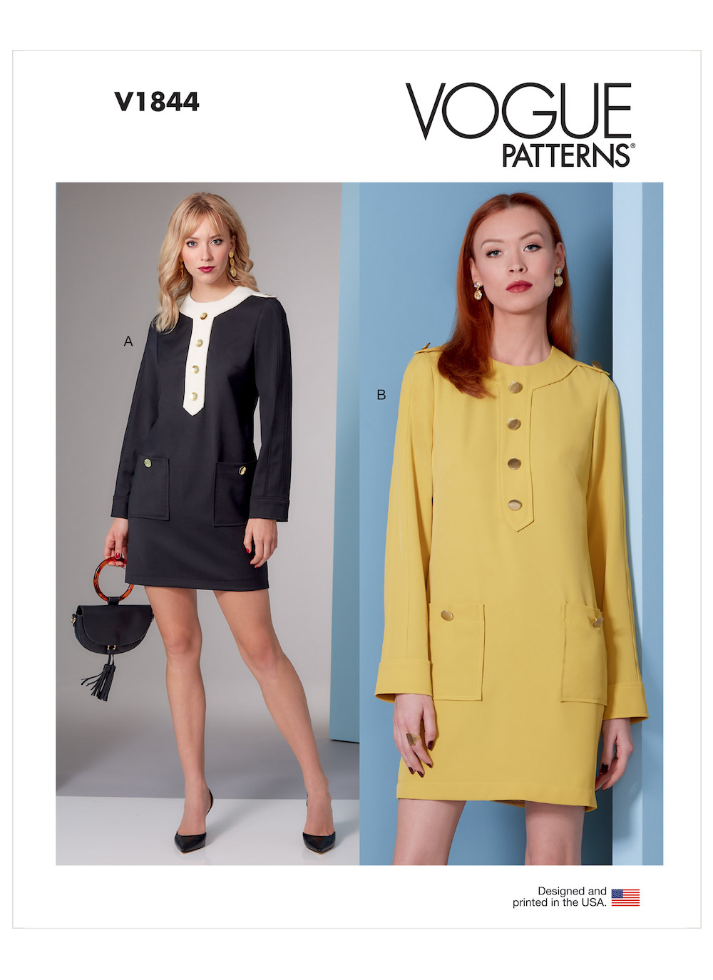 Vogue® Patterns Papierschnittmuster Damen - Kleid - V1844