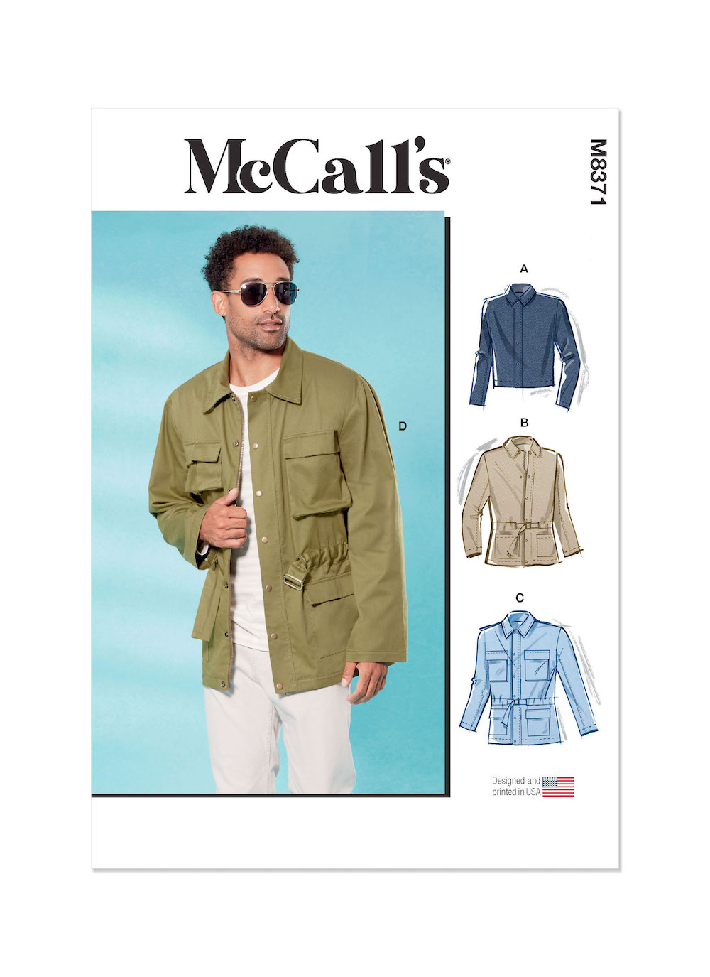 McCall's® Papierschnittmuster Jacke in 2 Längen Herren M8371