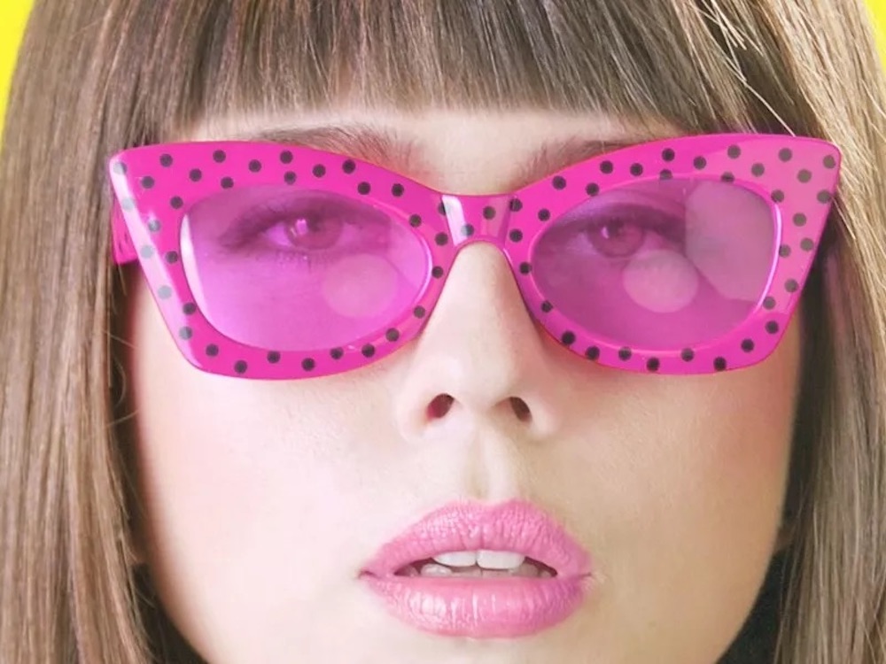 Partybrille Pink gepunktet