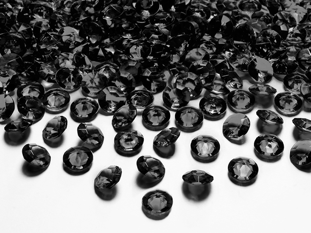 100 Acryl  Diamanten, Konfetti, 12mm