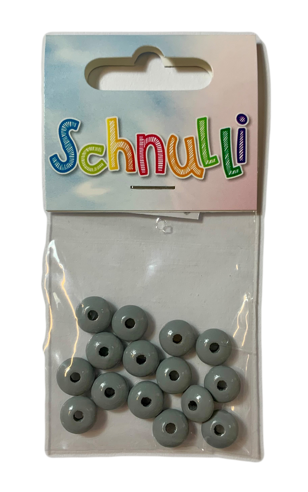 Schnulli-Holzlinsen, 10 x 5 mm, rund, 15 Stück 