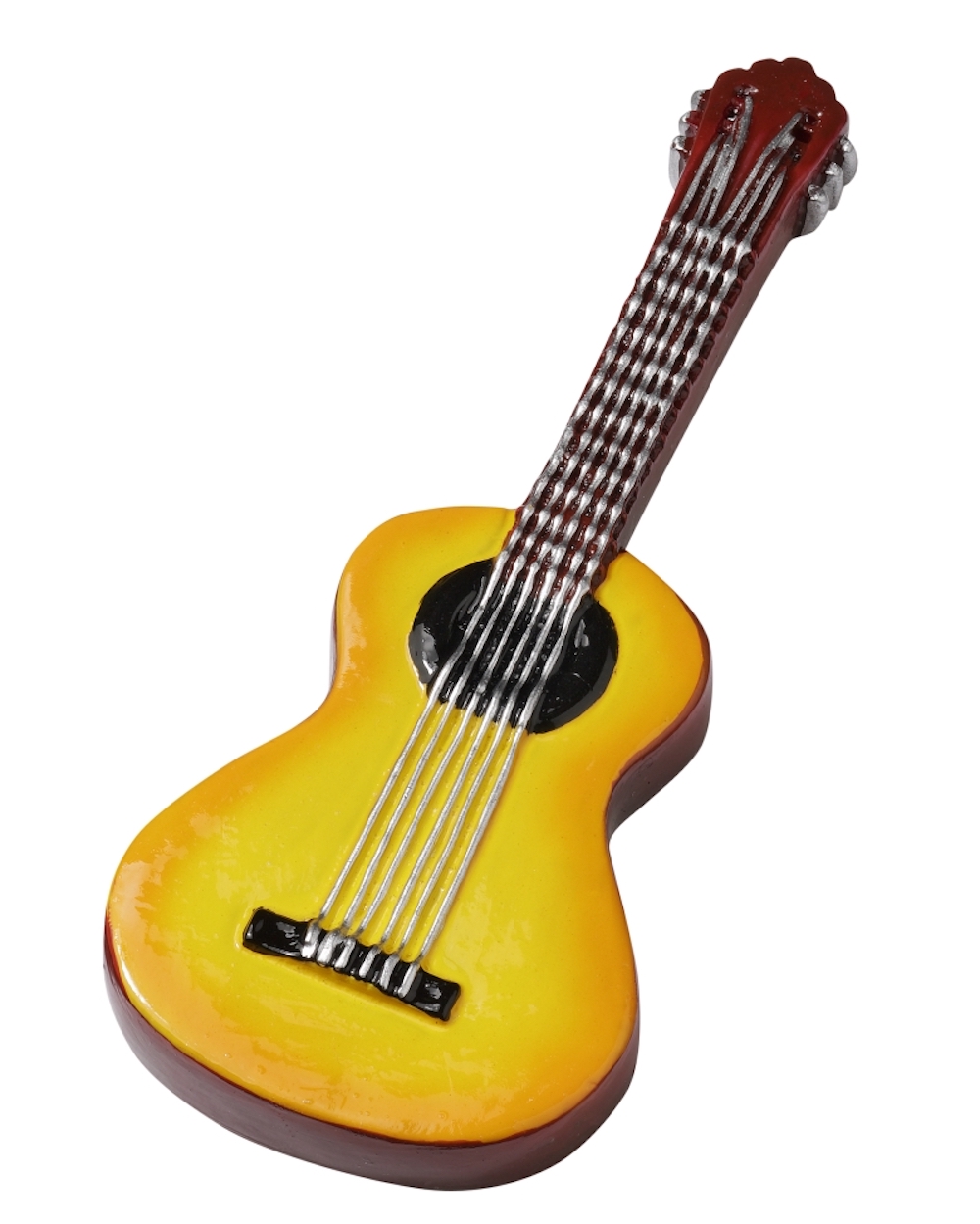 Miniatur Gitarre, 9,5cm, Dekofigur, Polyresin, 1 Stück