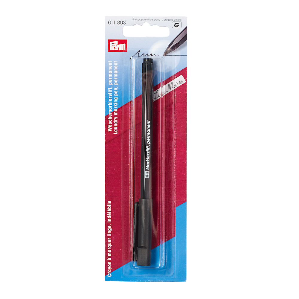 Markierstift permanent, schwarz, 1 Stück
