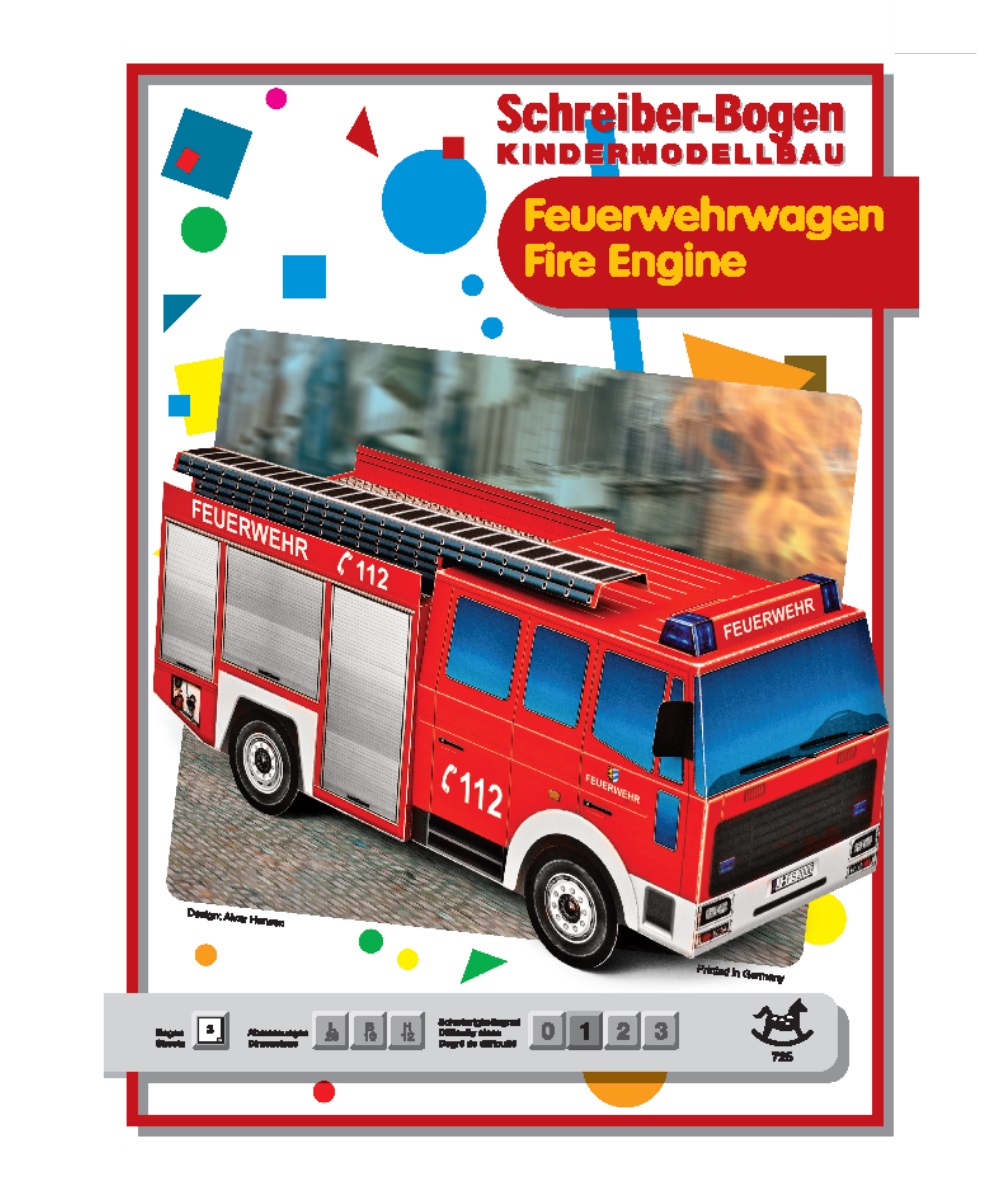 Schreiber-Bogen Kindermodellbau - Feuerwehrwagen