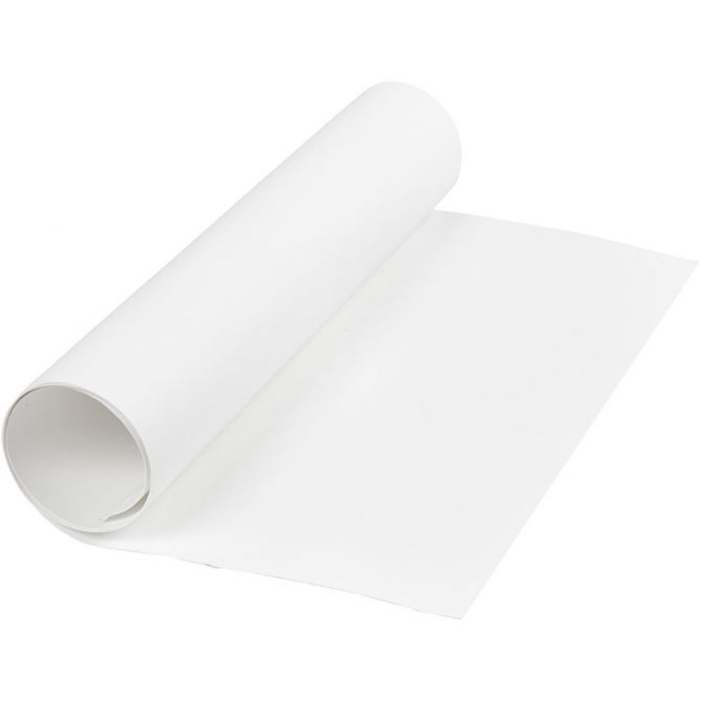 Kunstlederpapier, 350 g, Weiß 