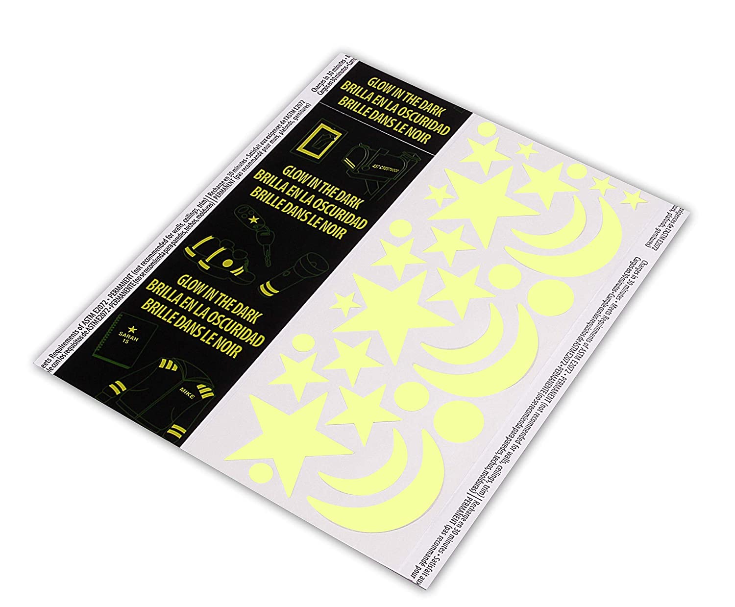 Sticker nachtleuchtend DUCK TAPE® Glow in the dark - vorgestanzte Motive