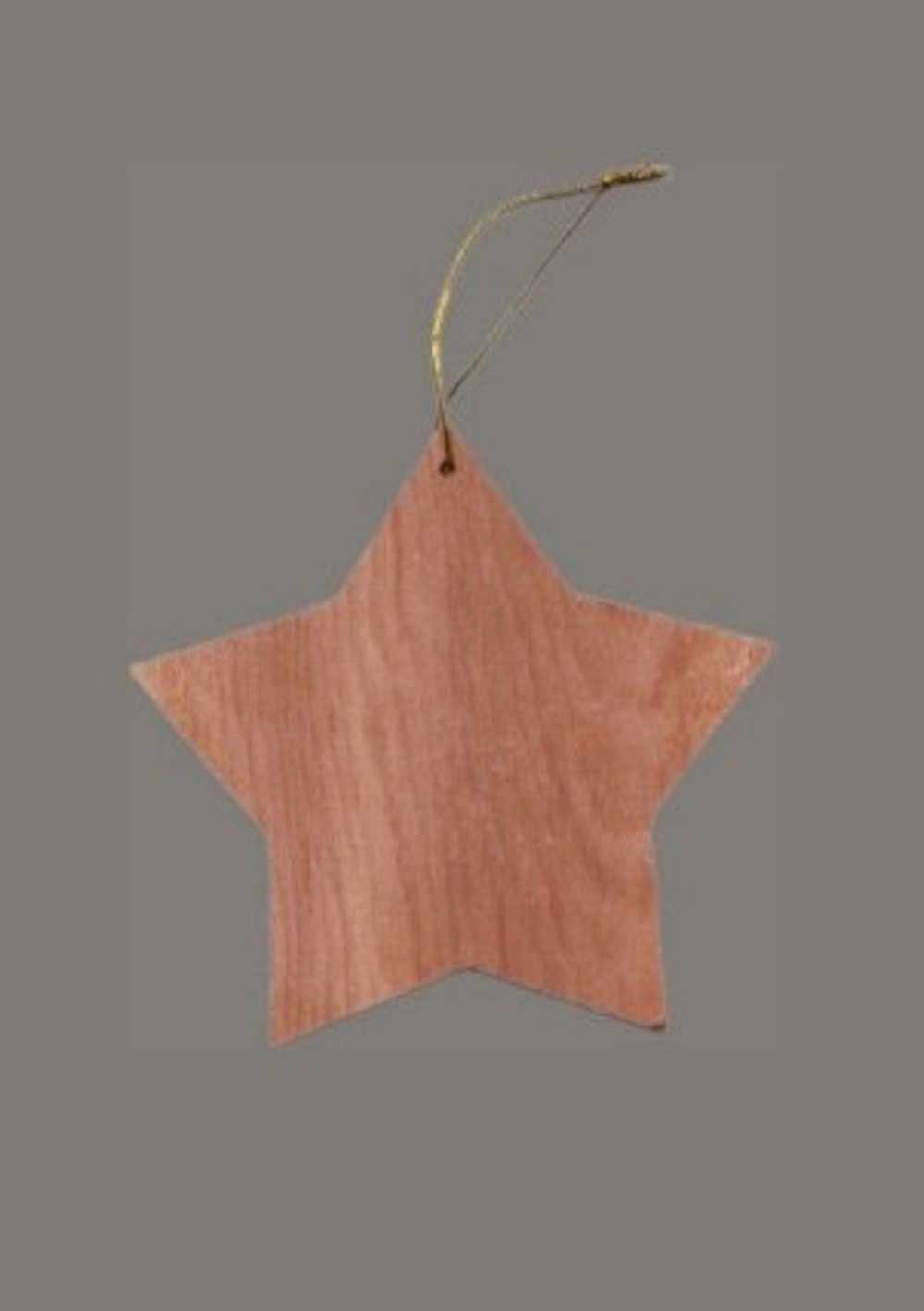  Anhänger für Tannenbaum, Stern aus Holz, 13cm 