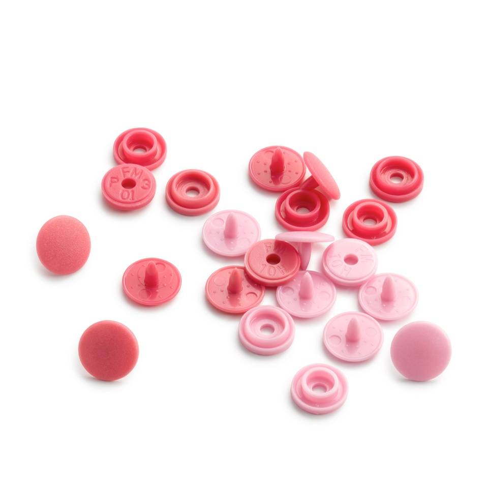 Druckknopf 'Color Snaps' Mini, Prym Love, 9mm, rosa/pink Sortiment