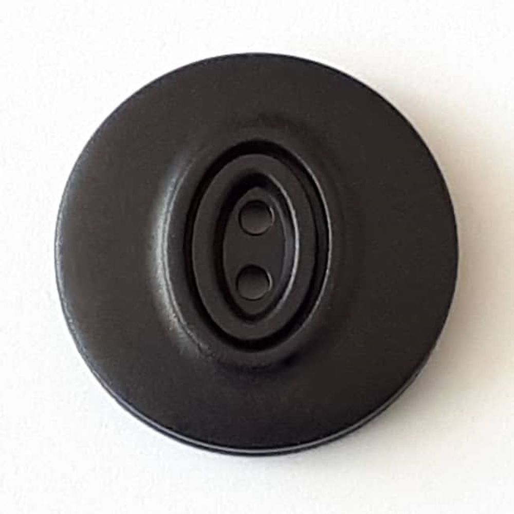 Polyamidknopf, Knopflöcher eingebettet in Oval mit 2 Löchern