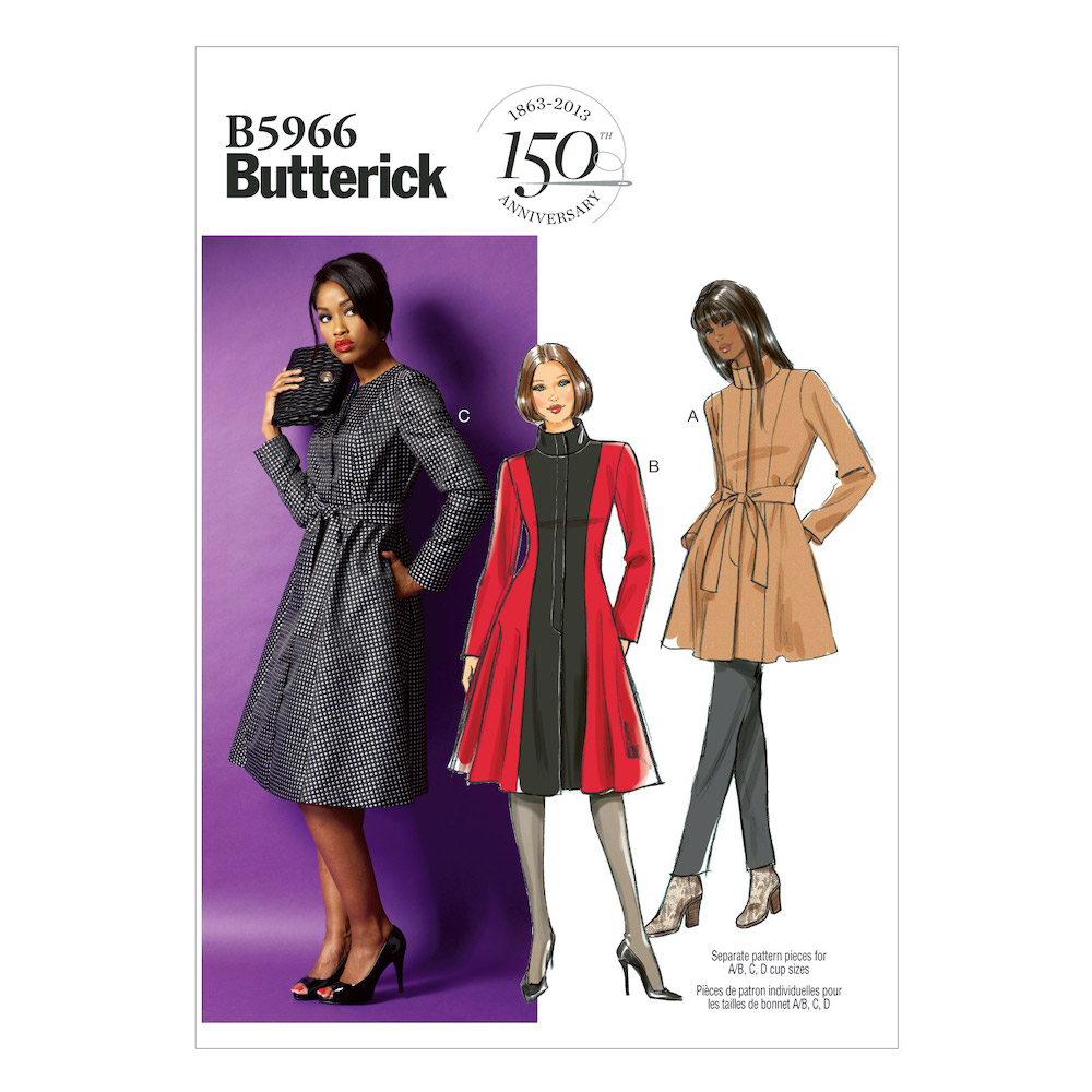 Butterick® Papierschnittmuster Jacke Mantel Damen B5966